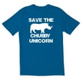 thumbnail image 1 of TotallyTorn Save The Chubby Unicorn Novelty Sarcastic Funny Mens Graphic T Shirts, 1 of 5