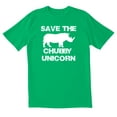 thumbnail image 1 of TotallyTorn Save The Chubby Unicorn Novelty Sarcastic Funny Mens Graphic T Shirts, 1 of 5