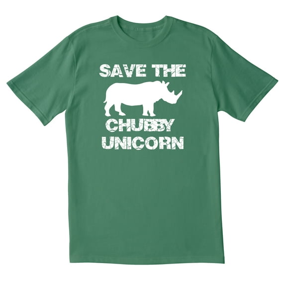 TotallyTorn Save The Chubby Unicorn Novelty Sarcastic Funny Mens Graphic T Shirts