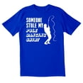 thumbnail image 1 of TotallyTorn Someone Stole My Pole Dancing Shirt Novelty Sarcastic Funny Mens Graphic T Shirts, 1 of 5