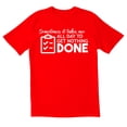 thumbnail image 1 of TotallyTorn Sometimes It Takes Me All Day To Get Nothing Done Novelty Sarcastic Funny Mens Graphic T Shirts, 1 of 5