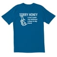 thumbnail image 1 of TotallyTorn Sorry Honey I Can't Hear You Without A Beer In My Hand Novelty Sarcastic Funny Mens Graphic T Shirts, 1 of 5