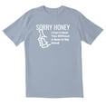 thumbnail image 1 of TotallyTorn Sorry Honey I Can't Hear You Without A Beer In My Hand Novelty Sarcastic Funny Mens Graphic T Shirts, 1 of 5