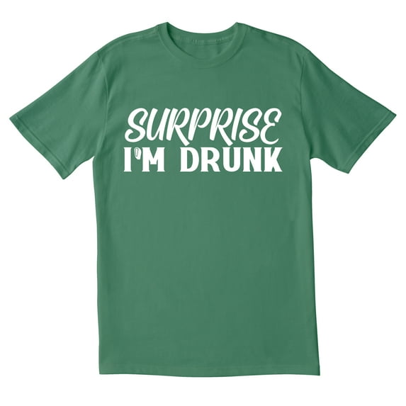 TotallyTorn Surprise I'm Drunk Novelty Sarcastic Funny Men's T Shirts