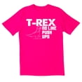 thumbnail image 1 of TotallyTorn T Rex No Like Push Ups Novelty Sarcastic Funny Mens Graphic T Shirts, 1 of 5