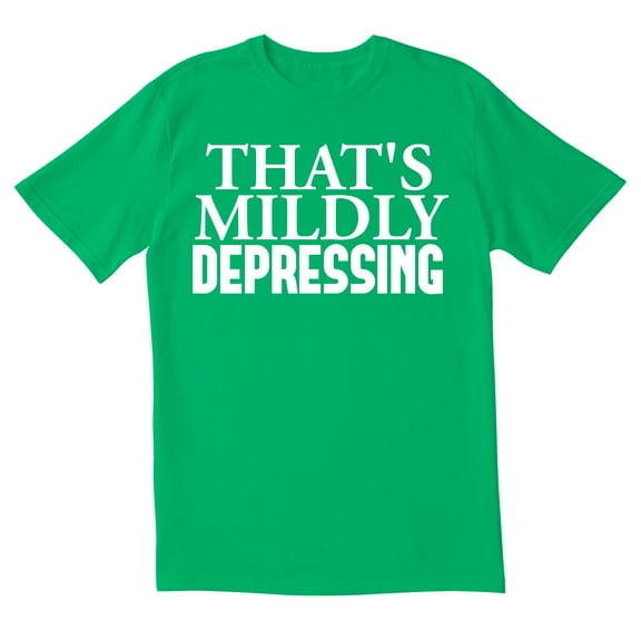 TotallyTorn That's Mildly Depressing Novelty Sarcastic Funny Men's T Shirts