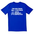 thumbnail image 1 of TotallyTorn The Beatings Will Continue Untill Morale Improves Novelty Sarcastic Funny Men's T Shirts, 1 of 2