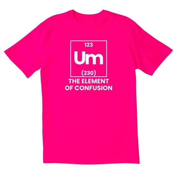TotallyTorn The Element Of Confusion Novelty Sarcastic Funny Mens Graphic T Shirts
