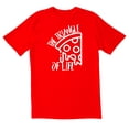 thumbnail image 1 of TotallyTorn The Triangle Of Life Novelty Sarcastic Funny Men's T Shirts, 1 of 2