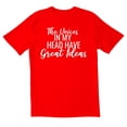thumbnail image 1 of TotallyTorn The Voice In My Head Novelty Sarcastic Funny Mens Graphic T Shirts, 1 of 5