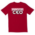 thumbnail image 1 of TotallyTorn Unemployed ceo Novelty Sarcastic Funny Mens Graphic T Shirts, 1 of 5