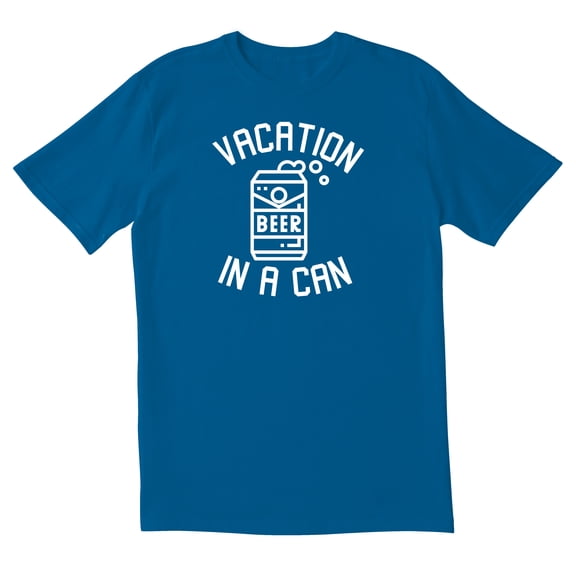 TotallyTorn Vacation In A Can Novelty Sarcastic Funny Mens Graphic T Shirts