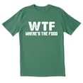 thumbnail image 1 of TotallyTorn WTF Where Is The Food Novelty Sarcastic Funny Mens Graphic T Shirts, 1 of 5