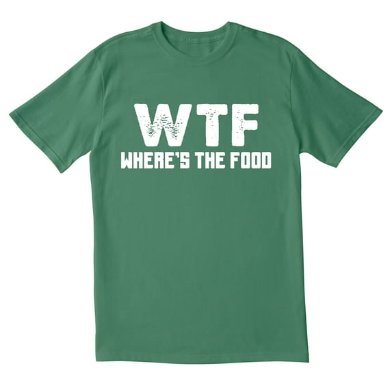 TotallyTorn WTF Where Is The Food Novelty Sarcastic Funny Mens Graphic T Shirts