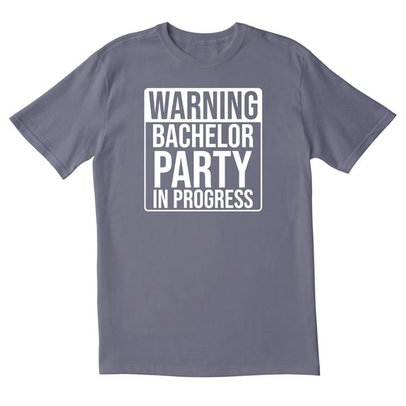 TotallyTorn Warning Bachelor Party Novelty Sarcastic Funny Men's T Shirts