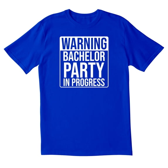 TotallyTorn Warning Bachelor Party Novelty Sarcastic Funny Men's T Shirts