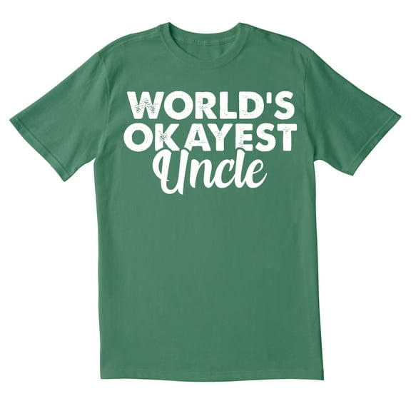 TotallyTorn World Okayest Uncle Novelty Sarcastic Funny Mens Graphic T Shirts