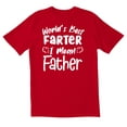 thumbnail image 1 of TotallyTorn World's Best Father Novelty Sarcastic Funny Mens Graphic T Shirts, 1 of 5