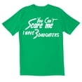 thumbnail image 1 of TotallyTorn You Can't Scare I Have 3 Daughters Me Novelty Sarcastic Funny Men's T Shirts, 1 of 2