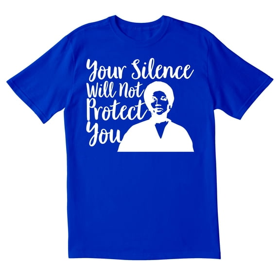 TotallyTorn Your Silence Will Not Protect You Novelty Sarcastic Funny Mens Graphic T Shirts