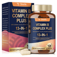 thumbnail interactive-video image 1 of Totaria 13-in-1 Vitamin B Complex Plus Capsules, Supports Energy, Nerve Function, Skin & Immune Health, 120 Vegan Capsules, 1 of 11