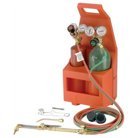 Tote-A-Torch Outfits, Handle, Regulators, Cutting Tip, Hose, Carrier, Cylinders