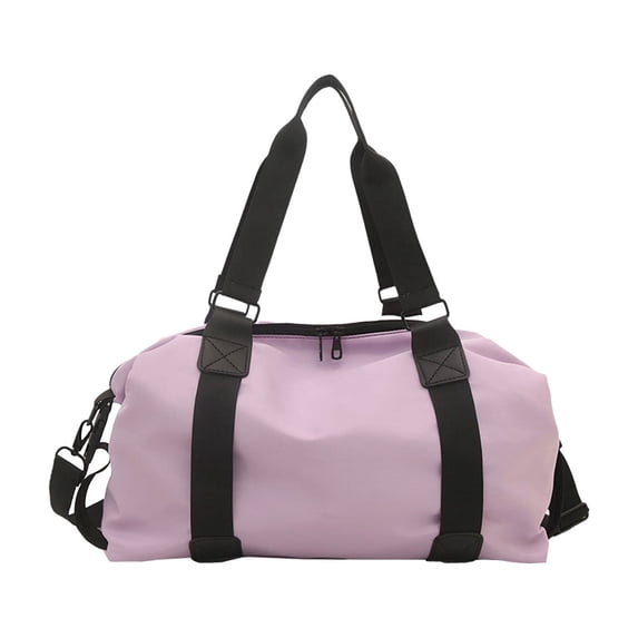 Tote Bag 16.54"X11.42"X6.89" Foldable Large Capacity Lightweight Polyester Gym Bag with Internal Pocket and Reinforced Handles, Versatile Tote Bags for Travel, Commute, Daily Use