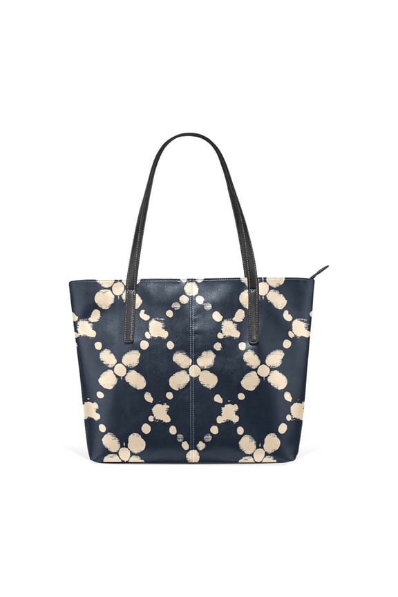 Tote Bag Aesthetic leather Handbags with Zipper for Women Travel Shoulder Bags Purses with compartment. Black and Yellow Cross Check