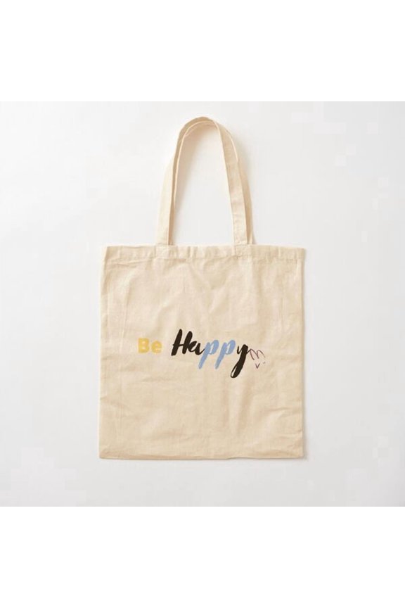 Tote Bag Be Happy Spring Women, It'S Spring Happiness Cute Women'S, Happy Women, Good Time Canvas Tote Bags, Reusable Shopping Bag