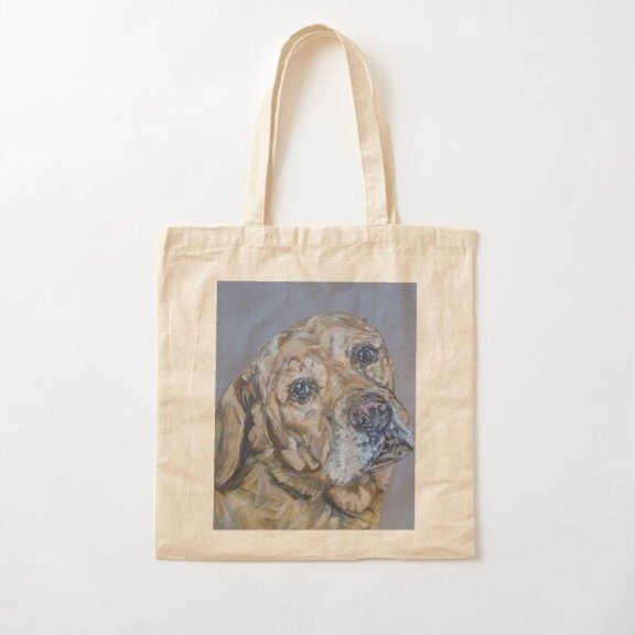 Tote Bag Drifter. Golden Labrador Dog Art Painting By Award-Winning Uk Artist Sam Fenner Canvas Tote Bags, Reusable Shopping Bag