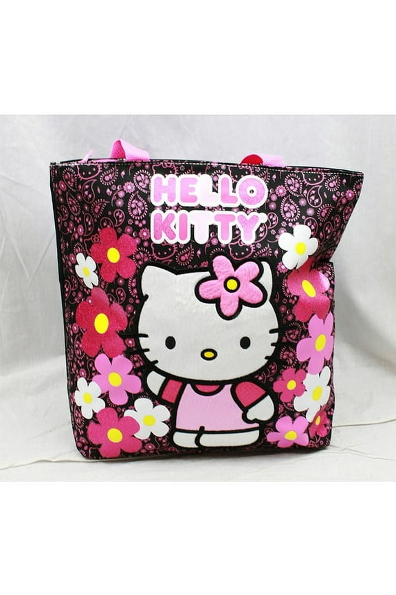 Tote Bag - - Flowers Black New Gifts Girls Hand Purse 82597