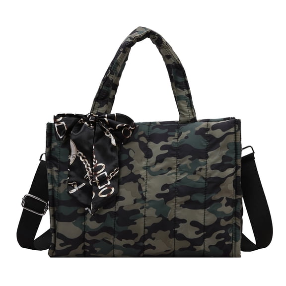 Tote Bag For Women Waterproof Nylon Tote Handbag Large Shoulder Bag With Zip For School Travel Shopping Daily Use