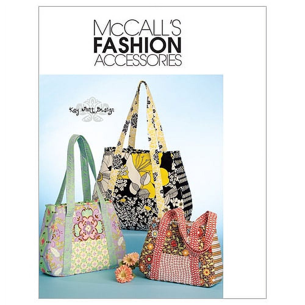 Tote Bag In 3 Sizes-One Size Only -*SEWING PATTERN* - image 1 of 3