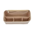 thumbnail image 1 of Tote Bag Insert Organizer Felt Insert with Multiple Pockets Makeup Phones Keys Organizer Protector for Tote Bag Interior Use, 1 of 8