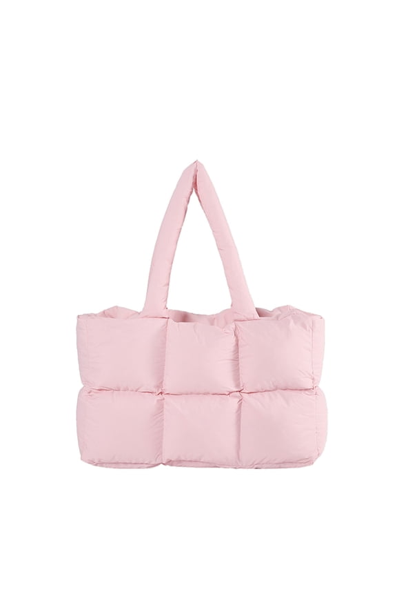 Tote Bag Large Capacity Cotton Zipper Shoulder Bag for Work School Travel Daily Use