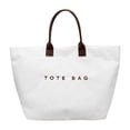 thumbnail image 1 of Tote Bag Large Capacity White For Women Casual Commuting Shoulder Handbag, 1 of 4