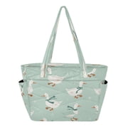 Tote Bag Quilted Tote Bag Womens Tote Handbags Suitable for Work, Beach, Travel and Shopping Cute Little Duck Seamless