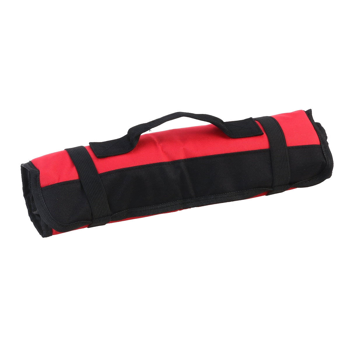 UKCOCO Red Oxford Cloth Tool Pouch Bag with Two Strap Closure for Secure Tool Storage