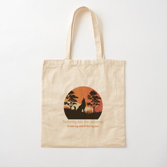 Tote Bag Venturing Into The Unknown Adventure Travel Adventure Canvas Tote Bags, Reusable Shopping Bag