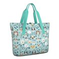 thumbnail image 1 of Tote Bag for Women - Cute Akita Dog Beagle Bulldog Rottweiler Dachshund Shoulder Bag - Large Utility Work Duffle Bag with Zipper Handbag for Travel, Work, Sprots, 1 of 5