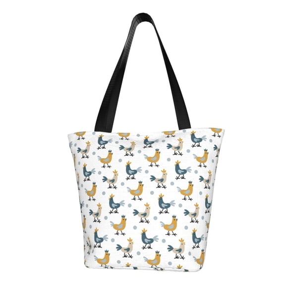 Tote Bag for Women, Farm Roosters Large Capacity Handbags Womens Laptop Work Beach Tote Bags, Reusable Grocery Shoulder Bags Gifts for Women Work Gym Shopping Travel