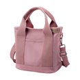 thumbnail image 1 of Tote Bag with Zipper for Women Canvas Large Capacity Multi-Pocket Crossbody Bag Casual Daily Use Shoulder Bag Sturdy Durable Adjustable Strap Messenger Bag, 1 of 4