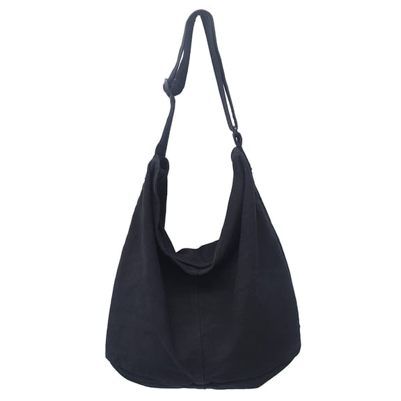 Tote Bag for Woman, Casual Canvas Bag Female Large Capacity Handbag, Suitable for Work, School and Picnics, Black