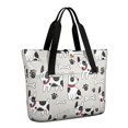 thumbnail image 1 of Tote Bag for Women - Bulldog Dog Shoulder Bag - Large Utility Work Duffle Bag with Zipper Handbag for Travel, Work, Sprots, 1 of 5