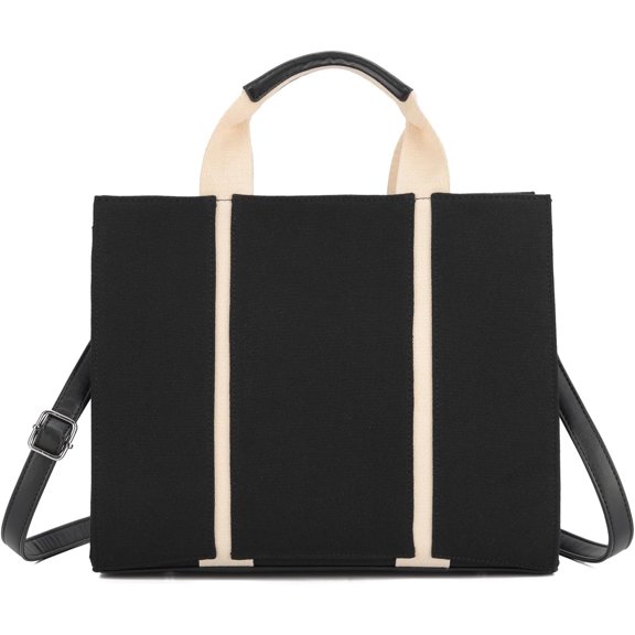 Tote Bag for Women Canvas Purses Organized Tote Handbag Satchel Shoulder Bags