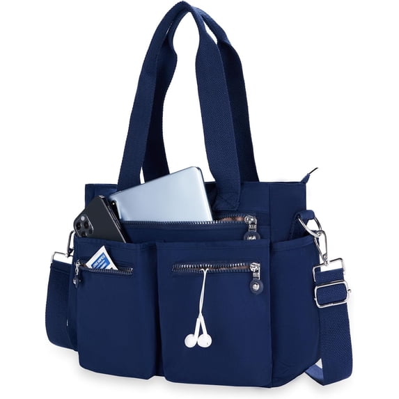 Tote Bag for Women Canvas Tote Bags Handbags for Women Crossbody Bag with Multiple Pockets