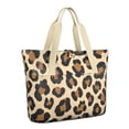 thumbnail image 1 of Tote Bag for Women - Classic Leopard Print Shoulder Bag - Large Utility Work Duffle Bag with Zipper Handbag for Travel, Work, Sprots, 1 of 5