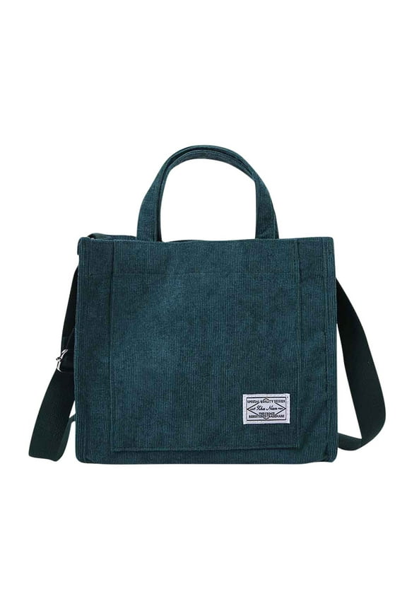 Tote Bag for Women Corduroy Crossbody Shoulder Handbag Small Travel Satchel Hobo Bags Everyday Purse