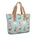 thumbnail image 1 of Tote Bag for Women - Cute Boxer Dog and Flowers Florals Shoulder Bag - Large Utility Work Duffle Bag with Zipper Handbag for Travel, Work, Sprots, 1 of 5
