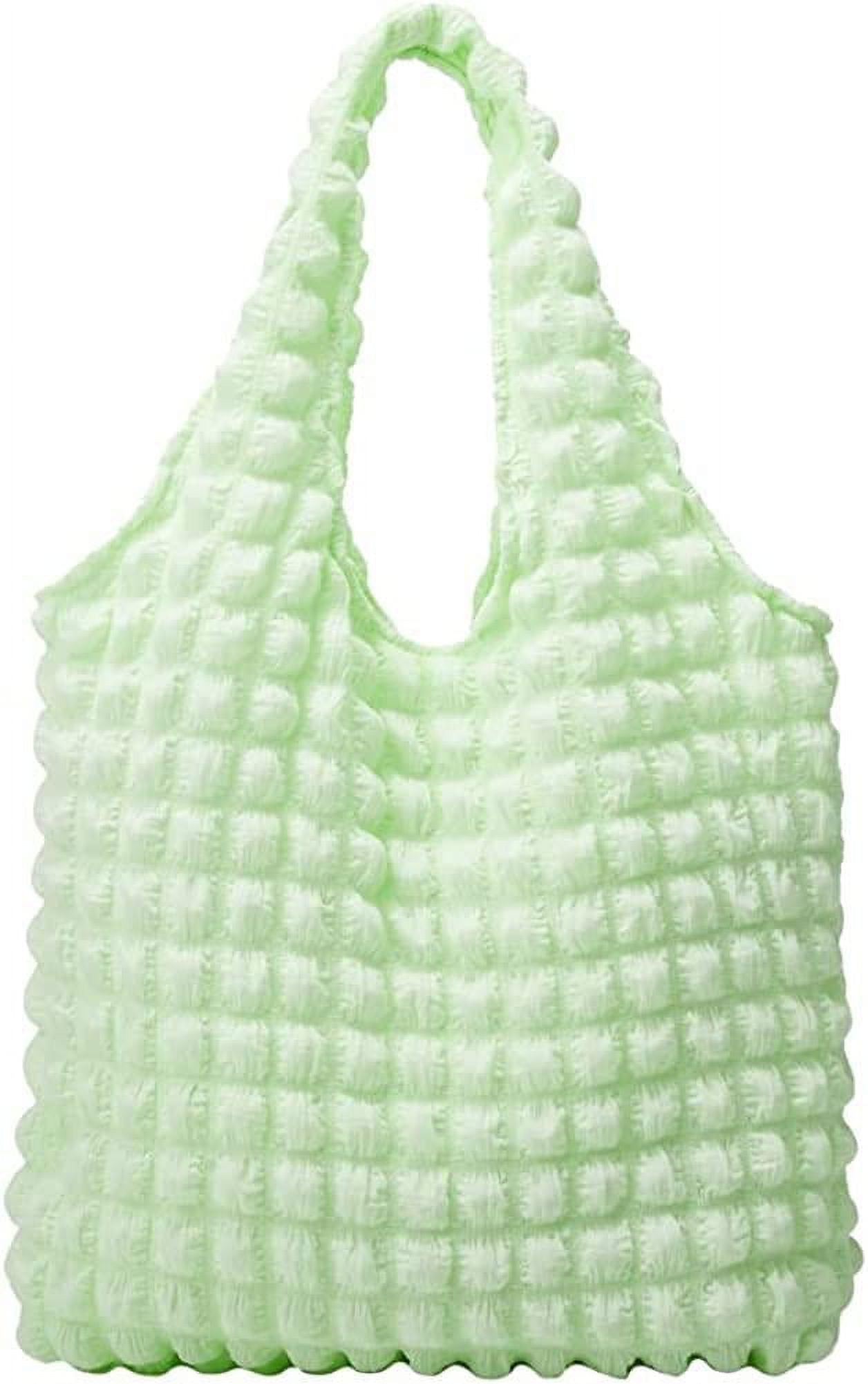 Women's Knit Crossbody Hobo Bag - Cute Summer Tote Purse For Beach, Travel & Daily Use (Orange Red, One Size)
